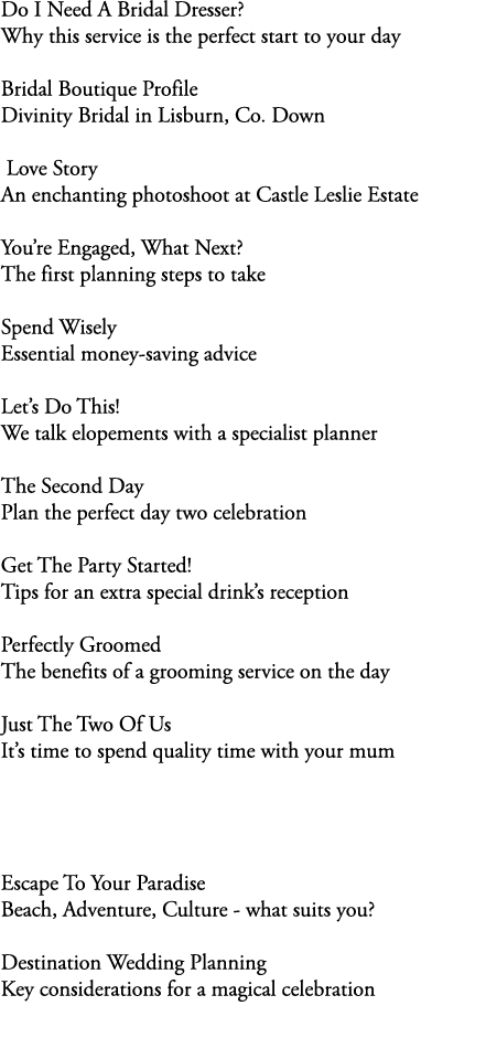 Do I Need A Bridal Dresser? Why this service is the perfect start to your day Bridal Boutique Profile Divinity Bridal...