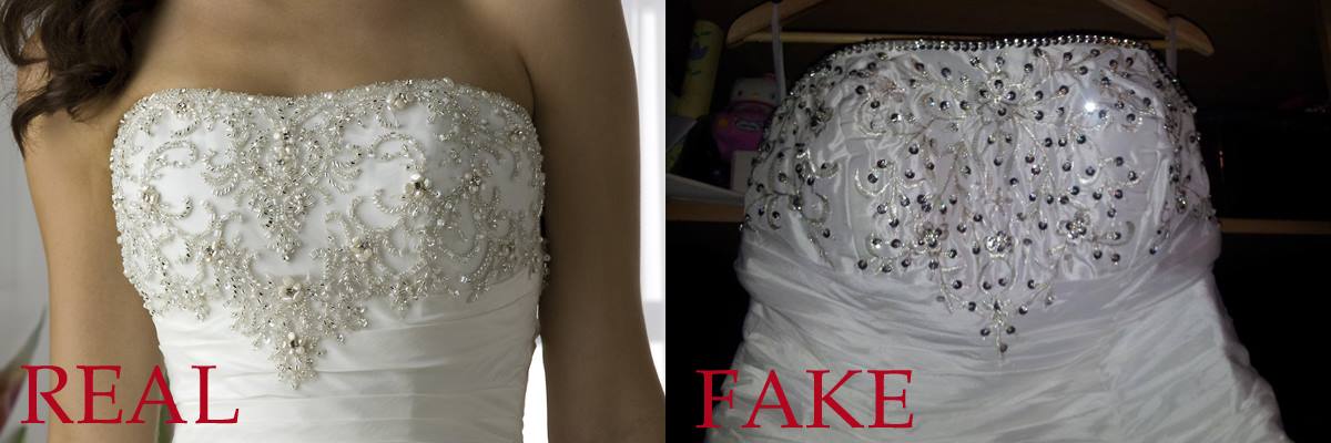 Buying a Wedding  Dress  Online  Fails 