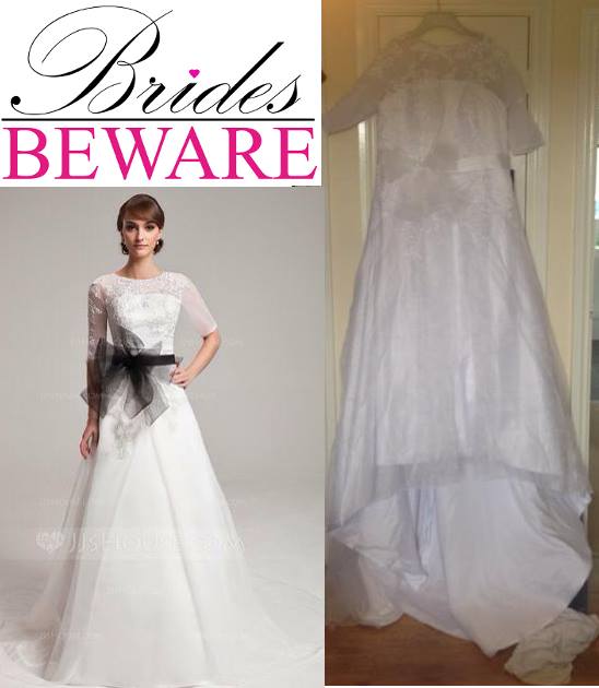 Buying A Wedding Dress Online Fails