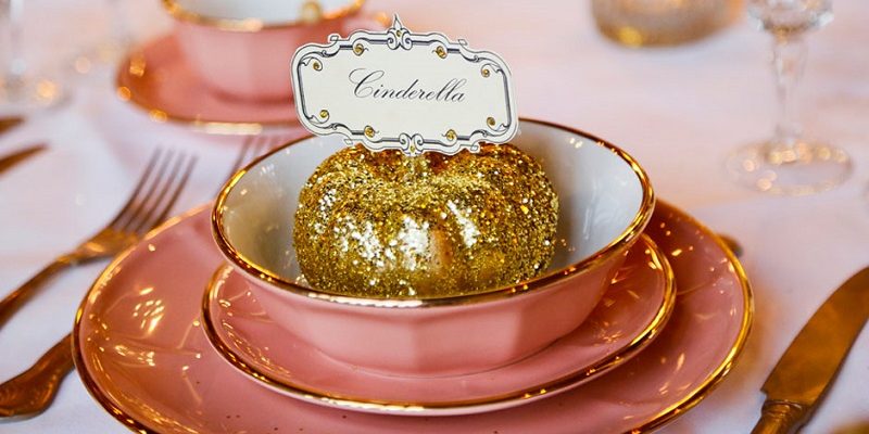 Cinderella place setting
