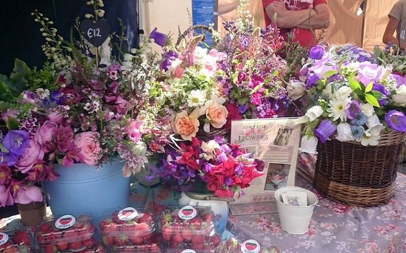 vintage cut flowers