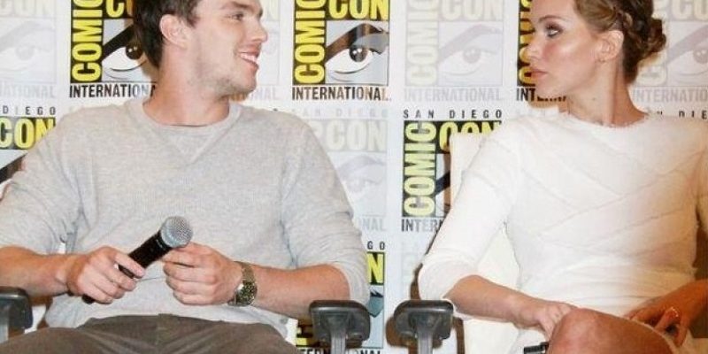 Nicholas Hoult and Jennifer Lawrence