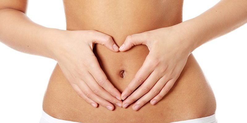 making heart shape over tummy