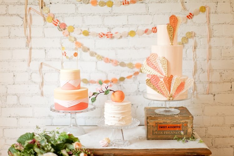 Peach wedding inspiration