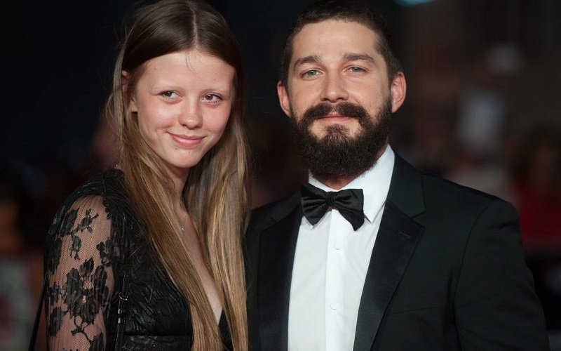 mia goth and shia lebeouf