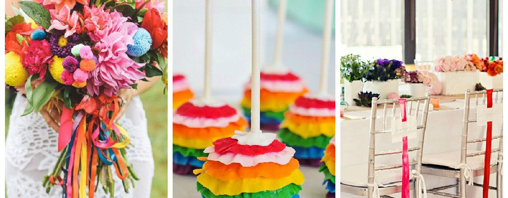 Rainbow wedding ideas feature