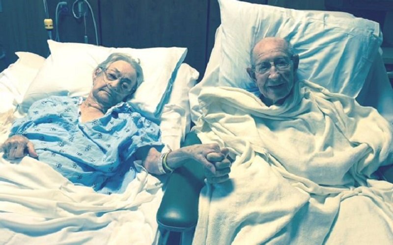Hospital break rules to put couple married 68 years together