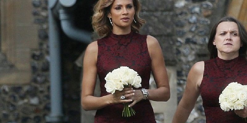 Alesha Dixon’s gorgeous bridesmaid dress