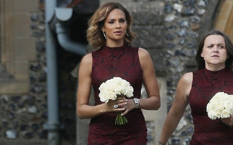 Alesha Dixon’s gorgeous bridesmaid dress