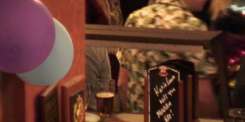 Did you spot the live proposal on Coronation Street last night?
