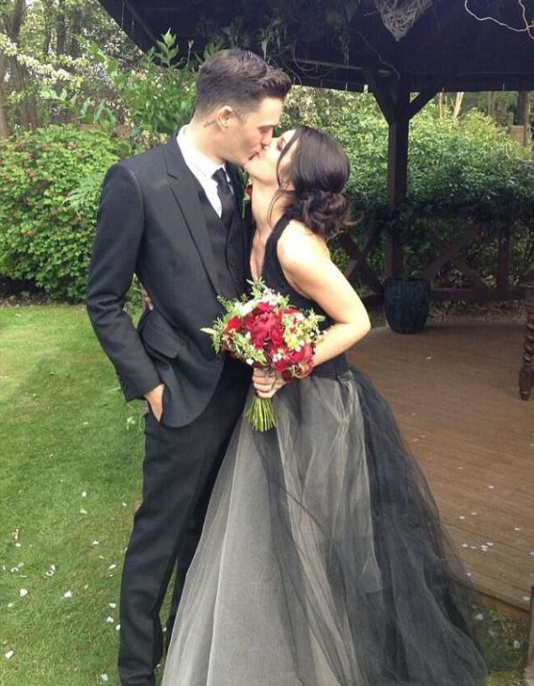 black wedding dresses
