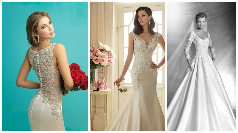 Top trend! Satin wedding dresses are back in a big way