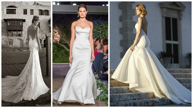 Top trend! Satin wedding dresses are back in a big way