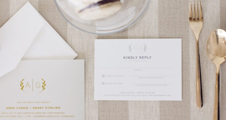 minimalist wedding inspiration