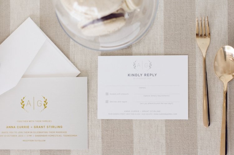 minimalist wedding inspiration