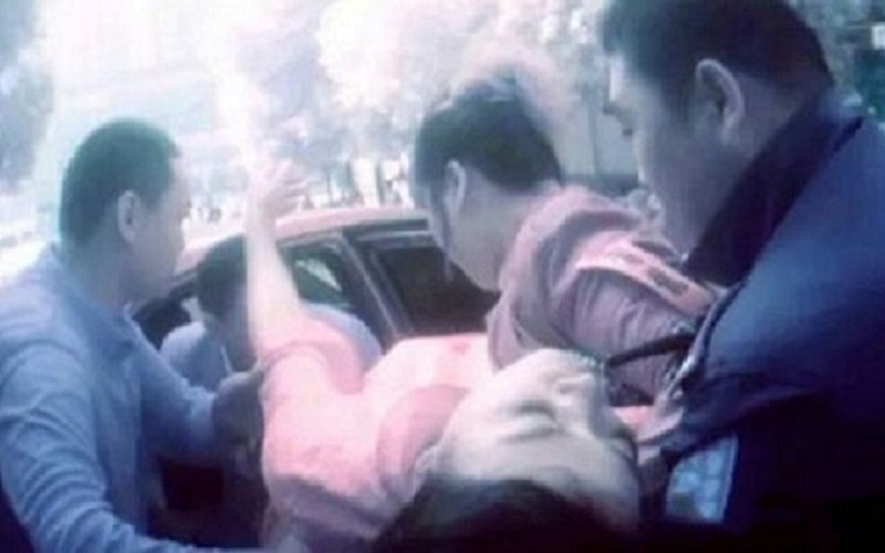 Bride left unconscious by groomsmen on wedding day
