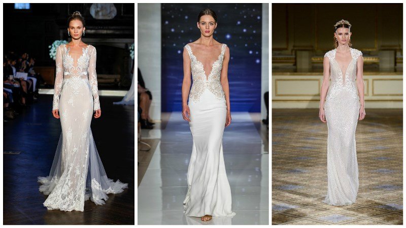 21 Daringly Low-Cut Wedding Dresses | Wedding Journal