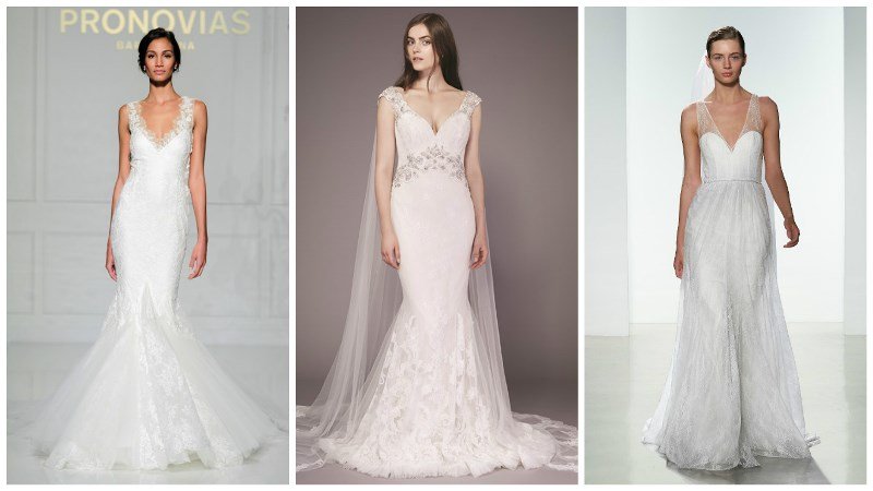 21 Daringly Low-Cut Wedding Dresses | Wedding Journal