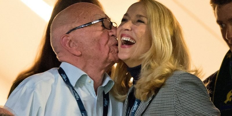 Rupert Murdoch and Jerry Hall announce their engagement