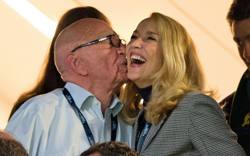 Rupert Murdoch and Jerry Hall announce their engagement