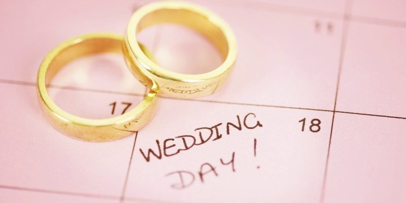 day after engagement vs day before the wedding