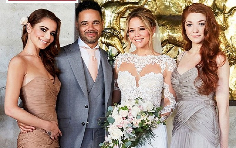 First photos of Kimberley Walsh’s wedding dress