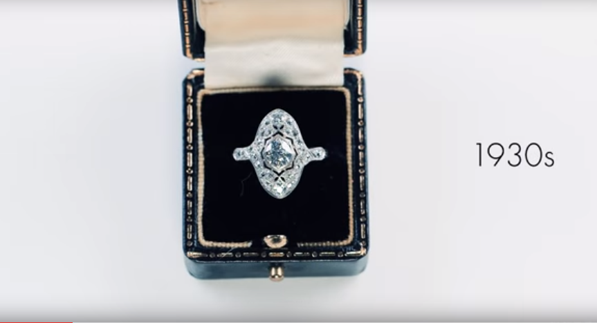 100 Years Of Engagement Ring Styles On Video Wedding Journal 100 Years Of Engagement Ring Styles On Video