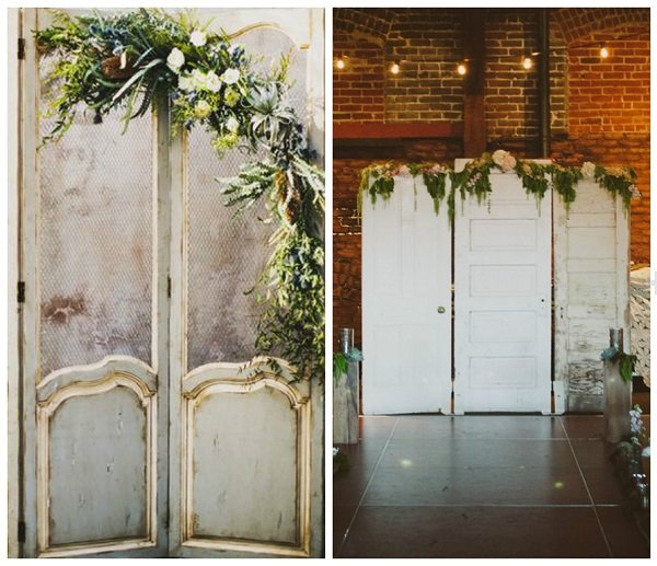 Upcycled Wedding Decor Nine Uses For Old Doors Wedding