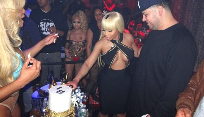 engagement party rob kardashian and blac chynna