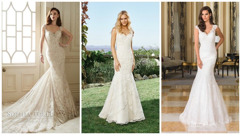 Top 20! Wedding dresses with the Queen Anne neckline | Wedding Journal