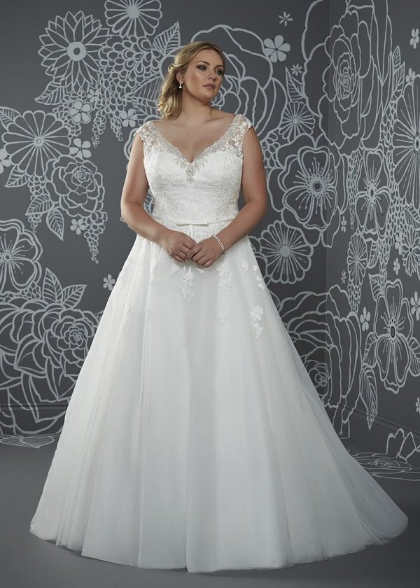 plus size ball gown