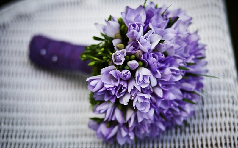 purple bouquet