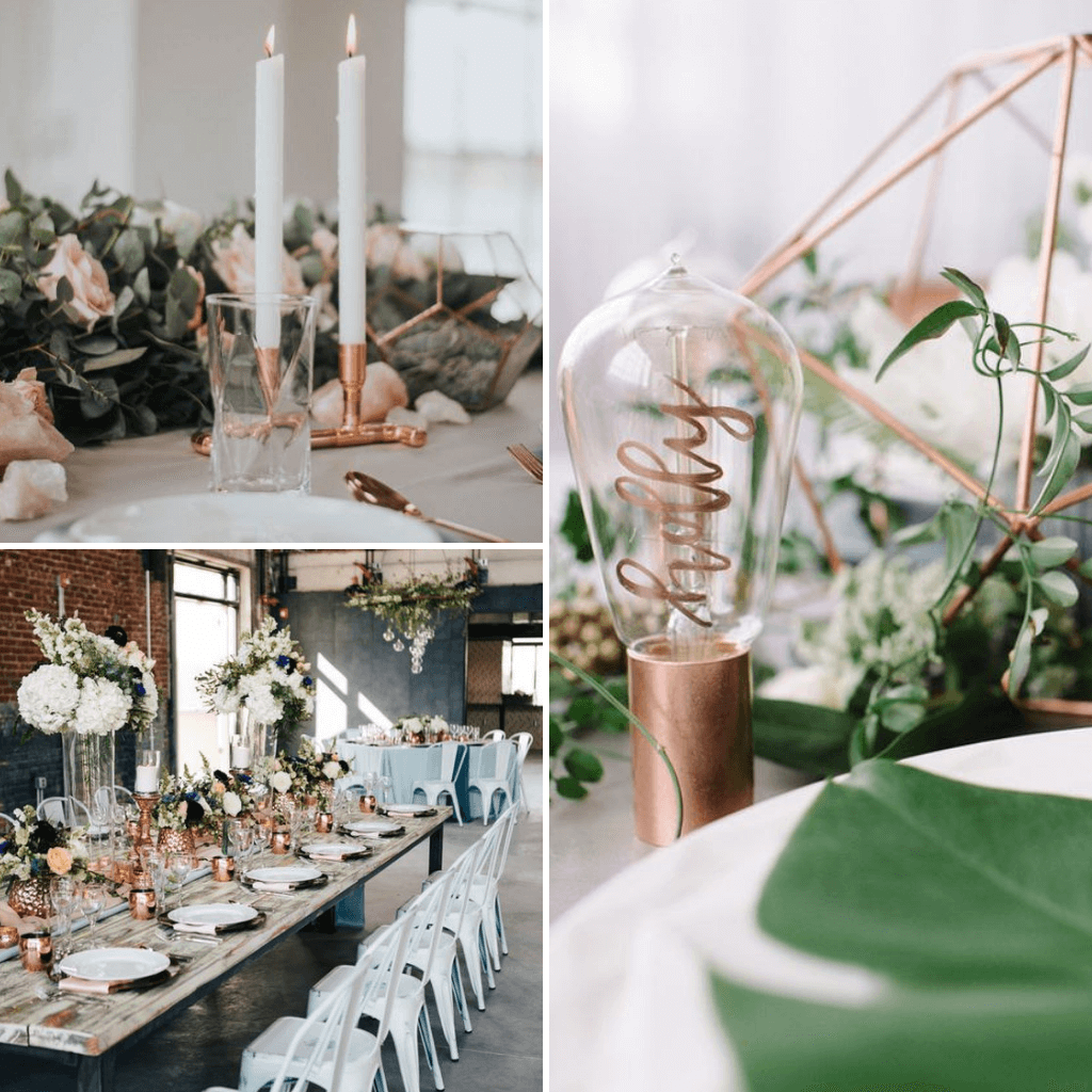 Industrial-Wedding-Theme-Tablescape