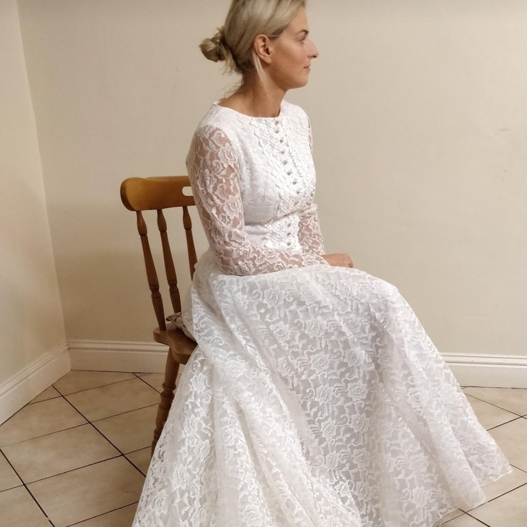 wedding dress for over 50 years old