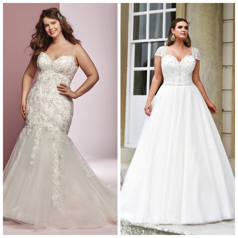 wedding dresses for curvy brides