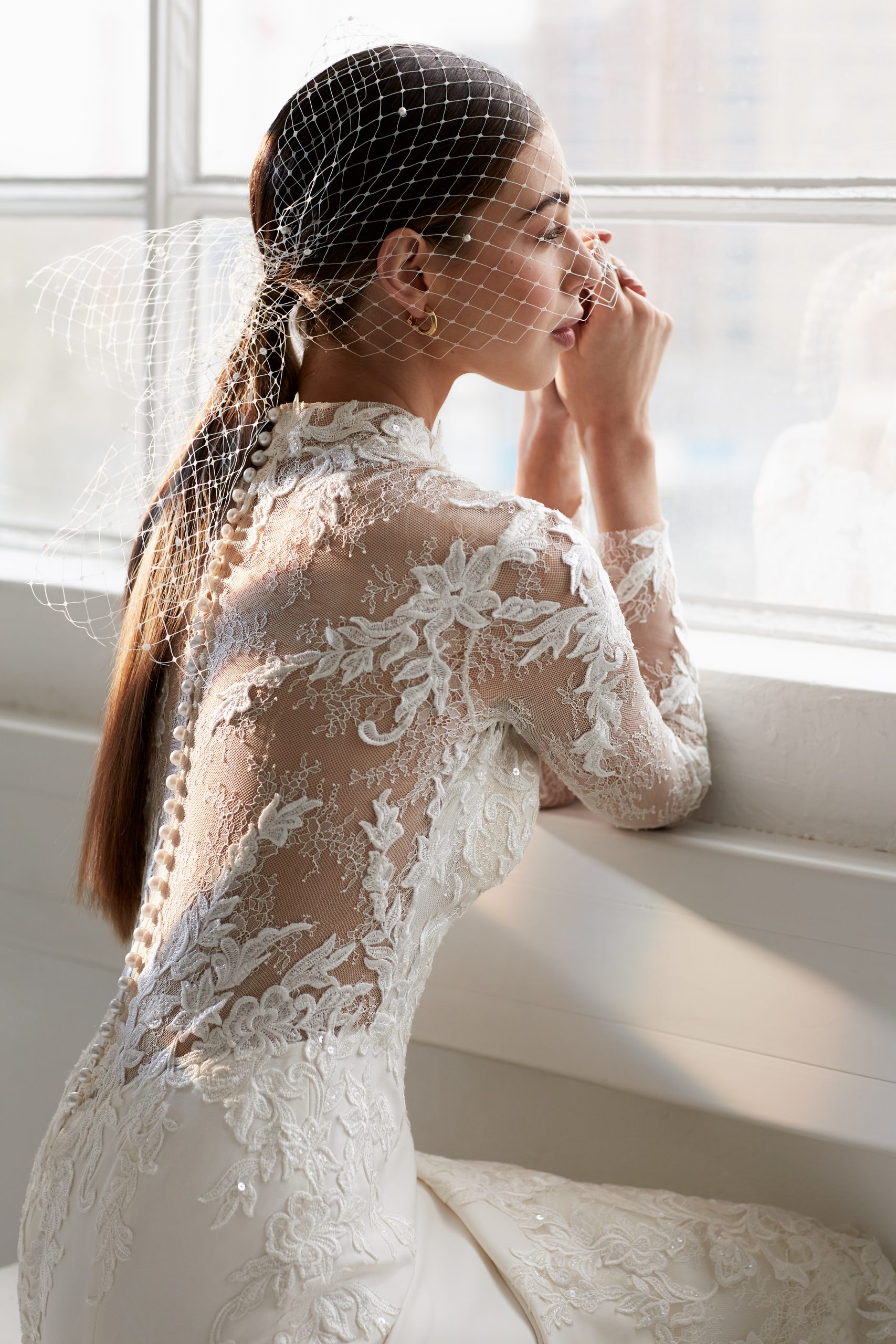 Get The Look: 9 Sleeve Wedding Dresses Inspired by Lily Collins Vintage Bridal  Look - Wedding Journal