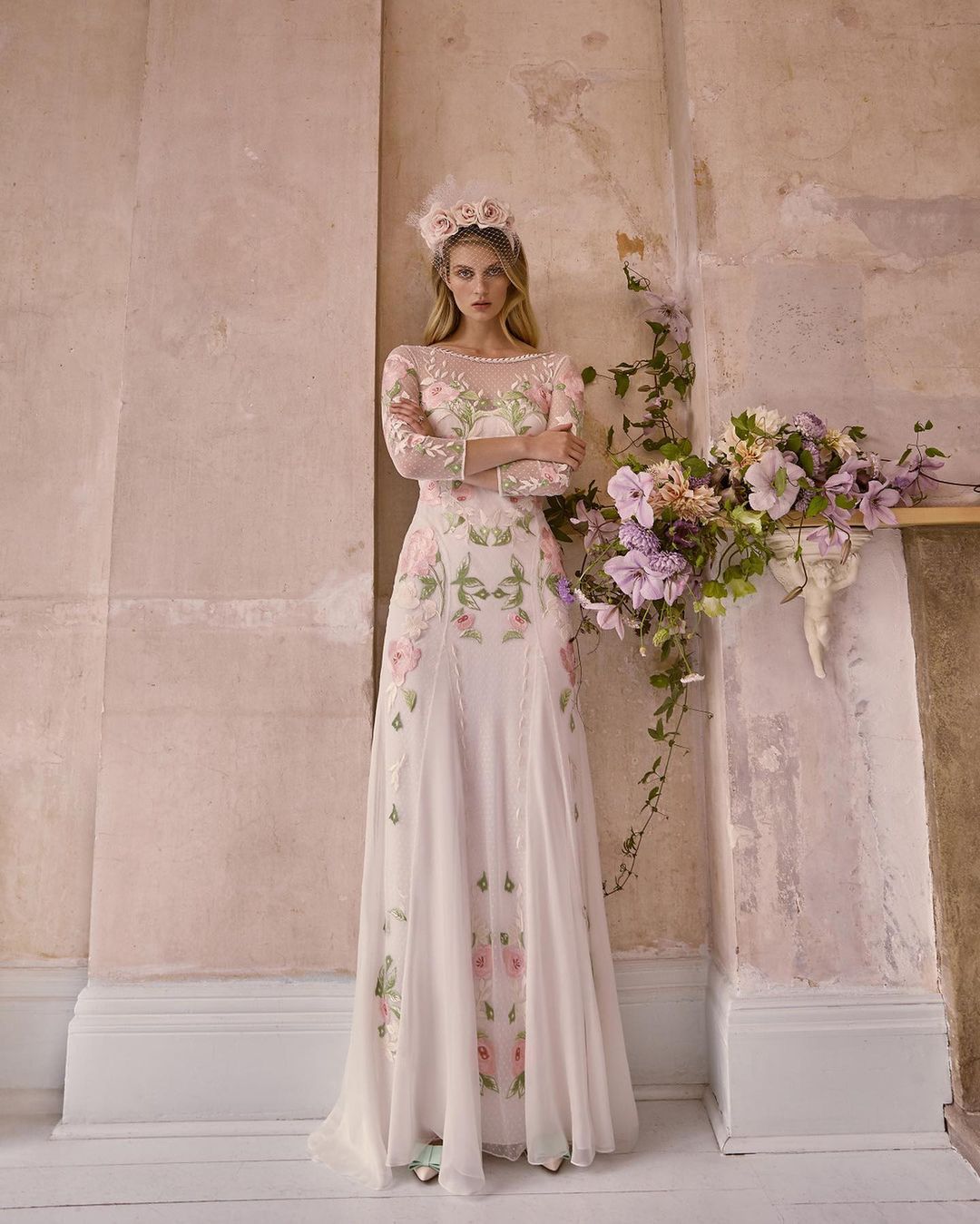 11 Floral Embroidered Wedding Dresses To Make A Statement Wedding Journal